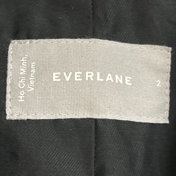 EVERLANE The Italian Wool Blazer Women's Size 2 Grey Herrington Office Career - Picture 5 of 9